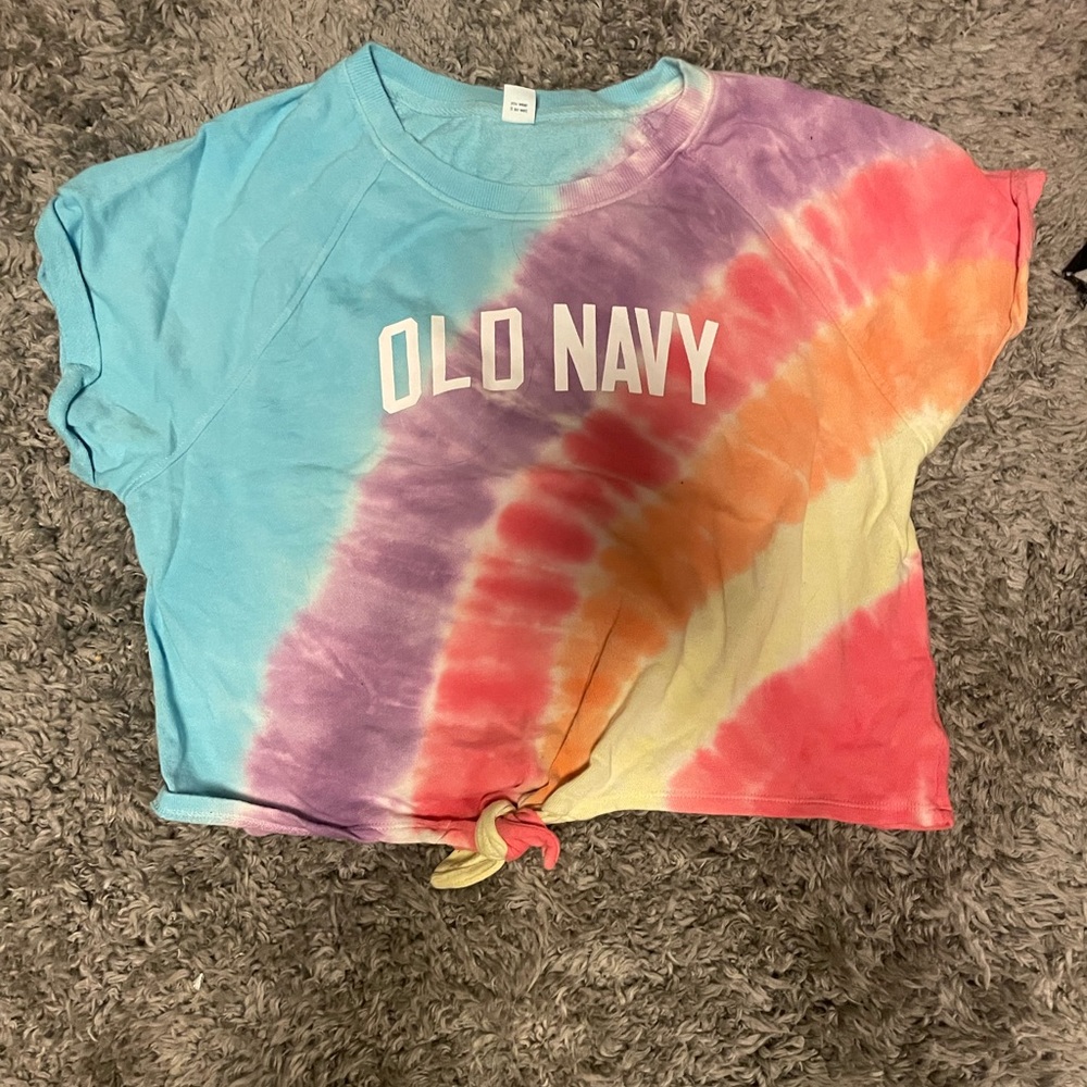 Rainbow crop top